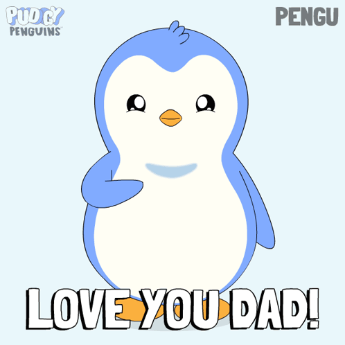 Penguin With Love You Dad