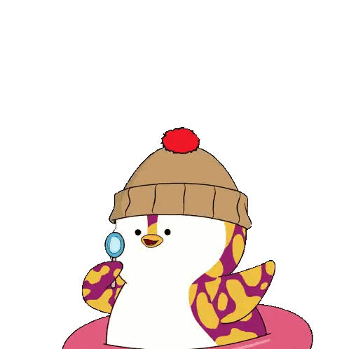 Penguin With Magnifying Glass Good