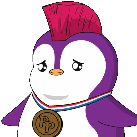 Penguin with Mohawk and RP Medal