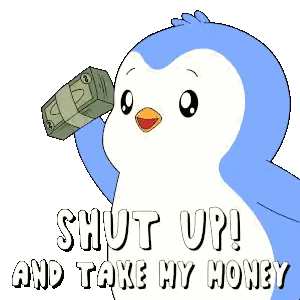 Penguin With Money and Take My Money