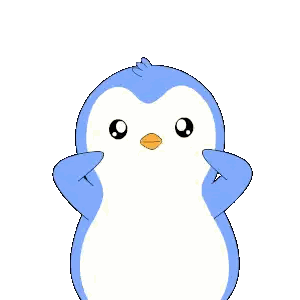 Penguin With Outstretched Arms Thumbs Up