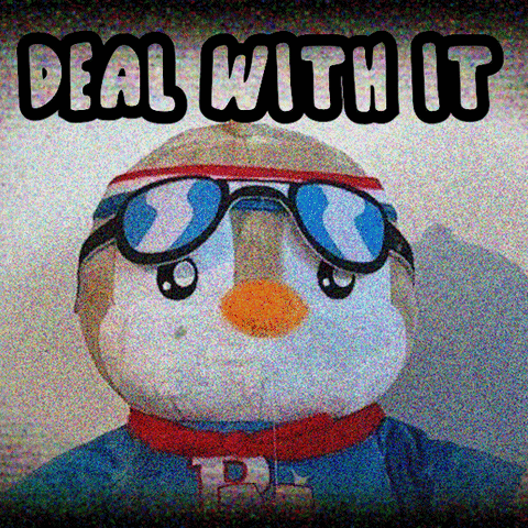 Penguin with Sunglasses Deal With It