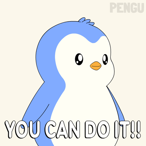 Penguin with You Can Do It