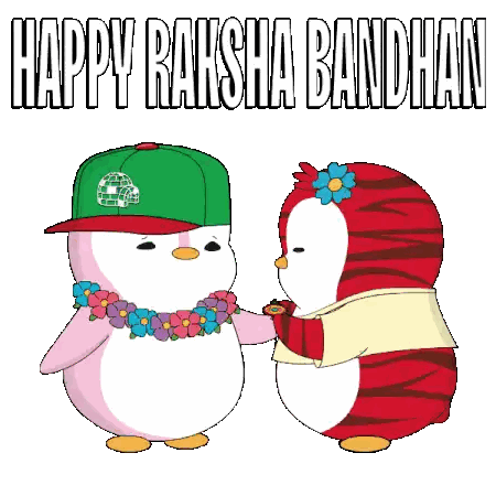 Penguins and Tiger Raksha Bandhan