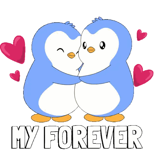 Penguins Kissing My Forever