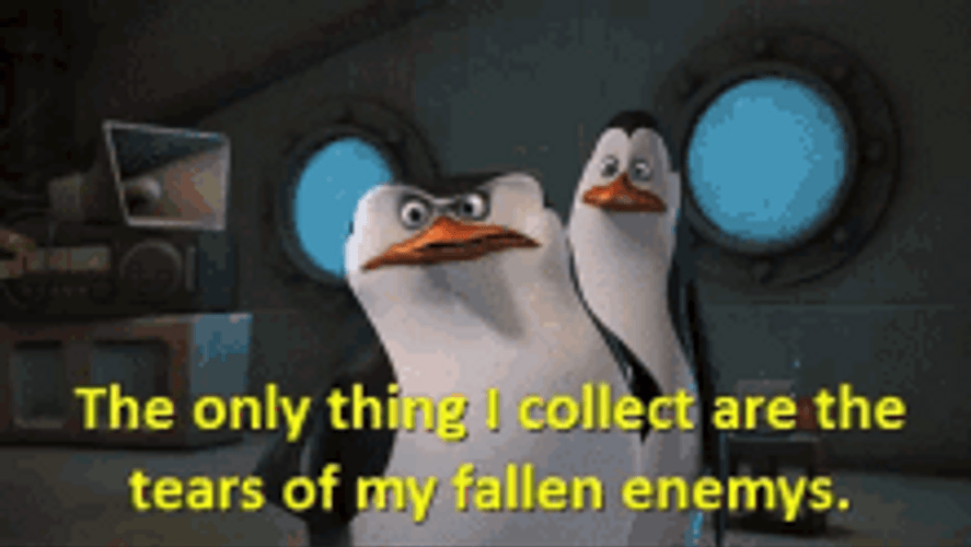 Penguins Of Madagascar Angry Skipper Enemy Tears GIF