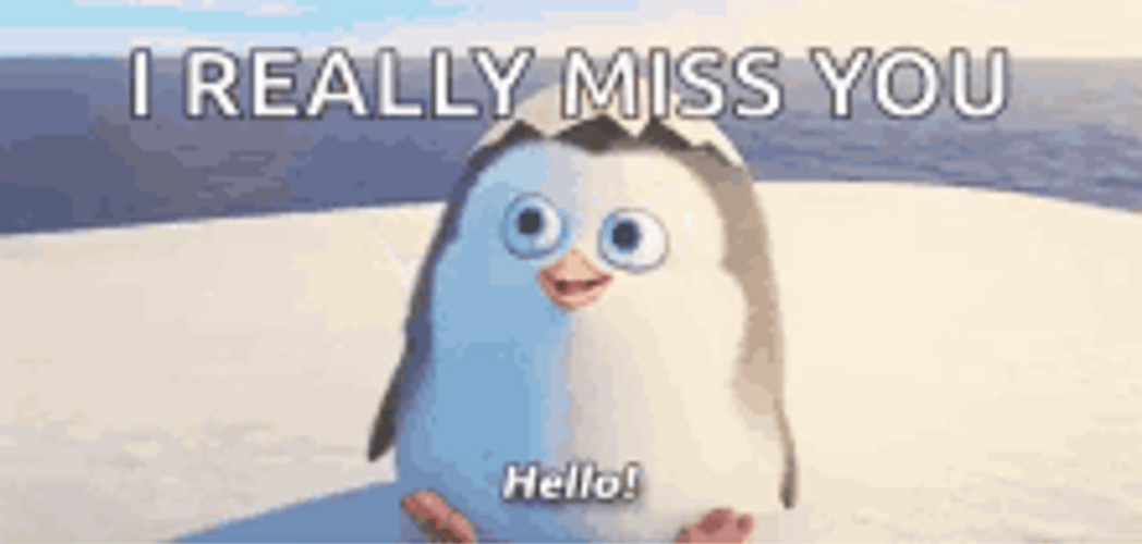 Penguins Of Madagascar Cute Private Really Miss You GIF