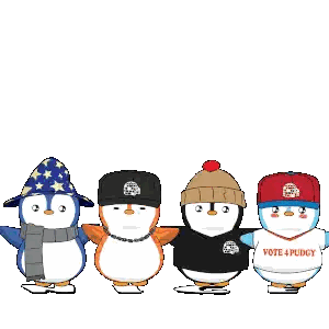 Penguins Wearing Hats and Scarves