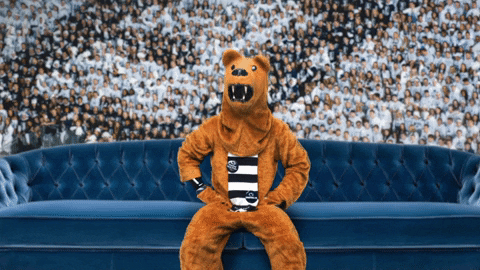 Penn State Nittany Lion Applauding GIF