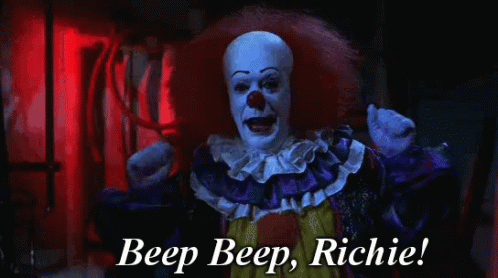 Pennywise Dancing Beep Richie Wave GIF