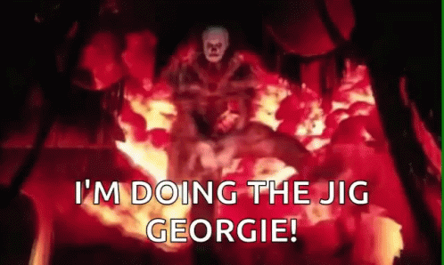 Pennywise Dancing Doing Jig Georgie Meme GIF