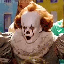 Pennywise Dancing Excited Yell GIF