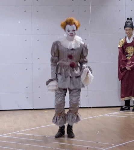 Pennywise Dancing Halloween Costume GIF