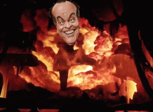 Pennywise Dancing Jack Nicholson Face Swap GIF