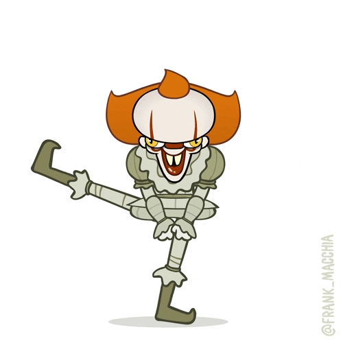 Pennywise Dancing Killer Clown Animation GIF