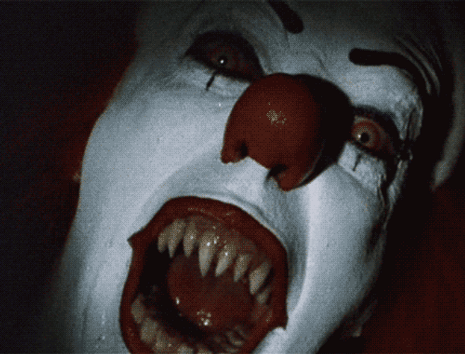 Pennywise Evil Clown GIF