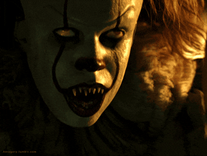 Pennywise Scary Transformation GIF