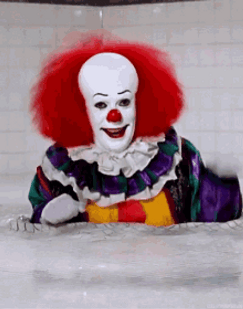 Pennywise Waiting Here GIF