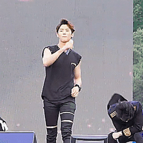 Pentagon Hongseok Displaying His Abs Kpop GIF