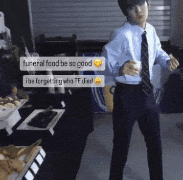 People Around Table With Food And Hilariousgifs.com Sign GIF