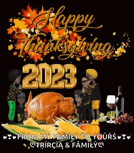 People At Table Thank You For Meal GIF