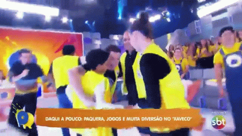 People Dancing in Front of SBT Sign