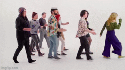 People Dancing in Line With Imgflip