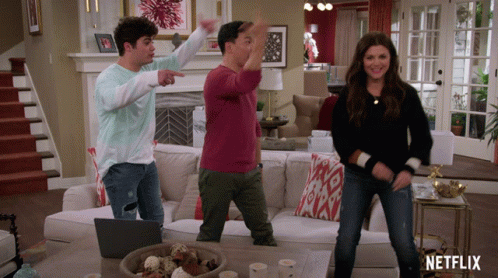 People Dancing In Living Room GIF