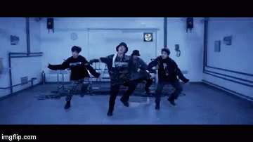 People Dancing In Room With Wall Fan GIF