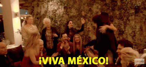 People Dancing Viva Mexico GIF
