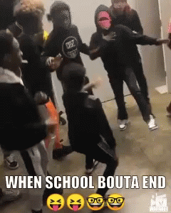 People Dancing When School Ends