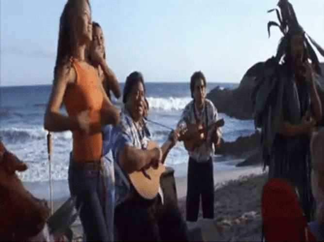 People Doing A Hawaiian Dance GIF