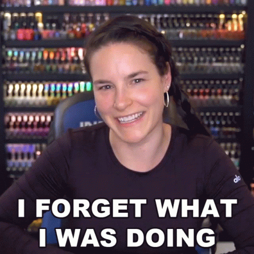 People Dont Forget What I Was Doing GIF