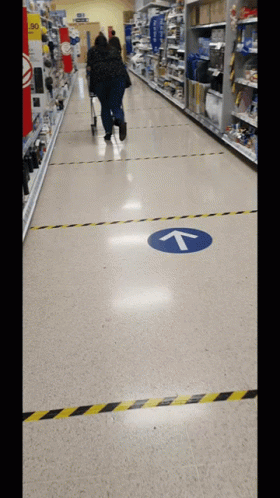 People Falling Wobbly Feet Supermarket Fail GIF