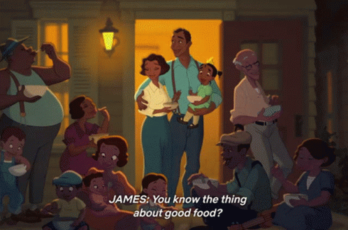 People Gathered At House With James GIF