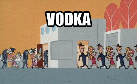 People Gets Energize On Two Shots Of Vodka GIF