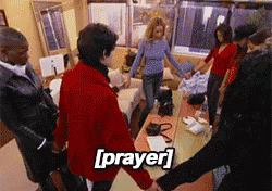People Holding Hands in Prayer Circle