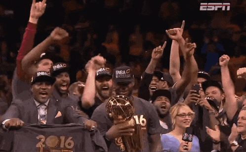 People Holding Trophy 2016