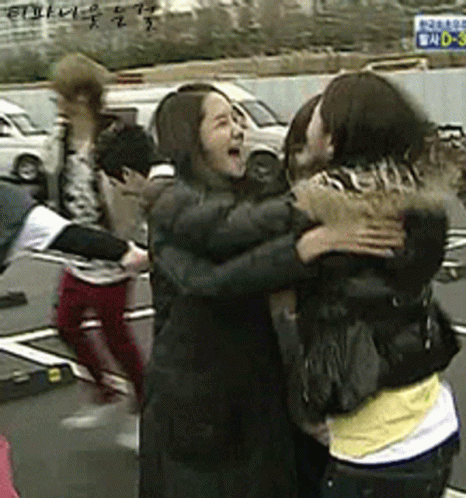 People Hugging Sign D-3