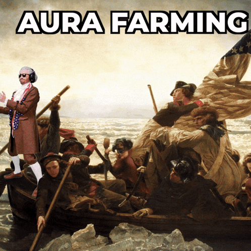 People in Boat with Aura Farming