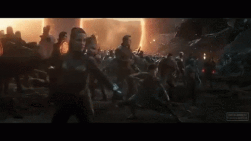 People in Field Before Fireball