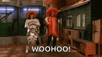 People in Sombreros Dancing Woohoo