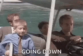 People on Boat Saying Going Down