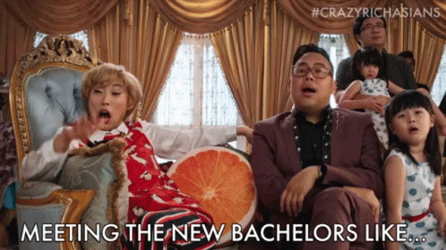 People on Couch Meeting the New Bachelors Like