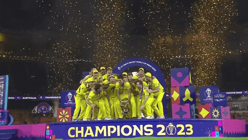 People on Stage With Champions 2023