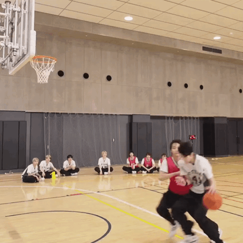 People Playing Basketball with Score 10-0