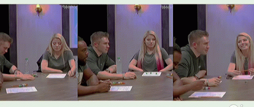 People Playing Board Game GIF