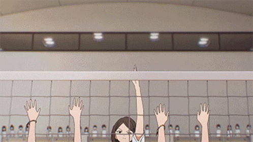 People Playing Volleyball With Hands Up