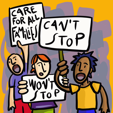 People Protest Cant Stop Wont Stop GIF