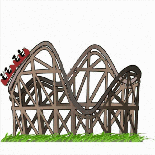 People Riding Roller Coaster